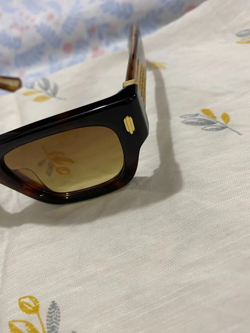 AMIRI Square-Frame Sunglasses with Brown Gradient Lenses